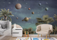Pretty Planets Wallpaper Wall Murals - Wallanza
