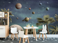 Pretty Planets Wallpaper Wall Murals - Wallanza