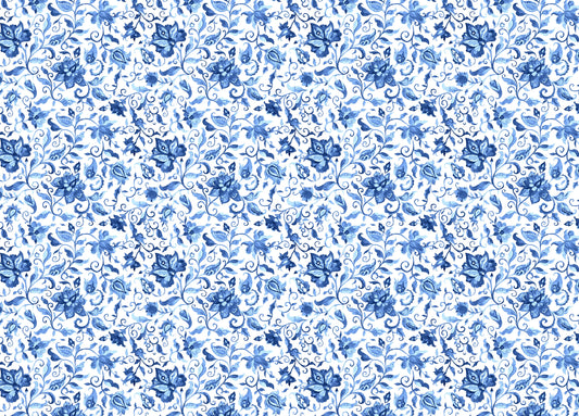 Paisley Watercolor Floral Pattern Flowers Leaves Wallpaper