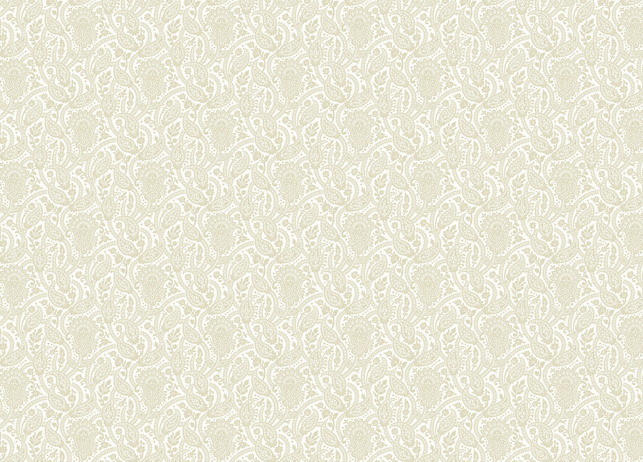 Beige Color Adrian Honey Paisley Wallpaper