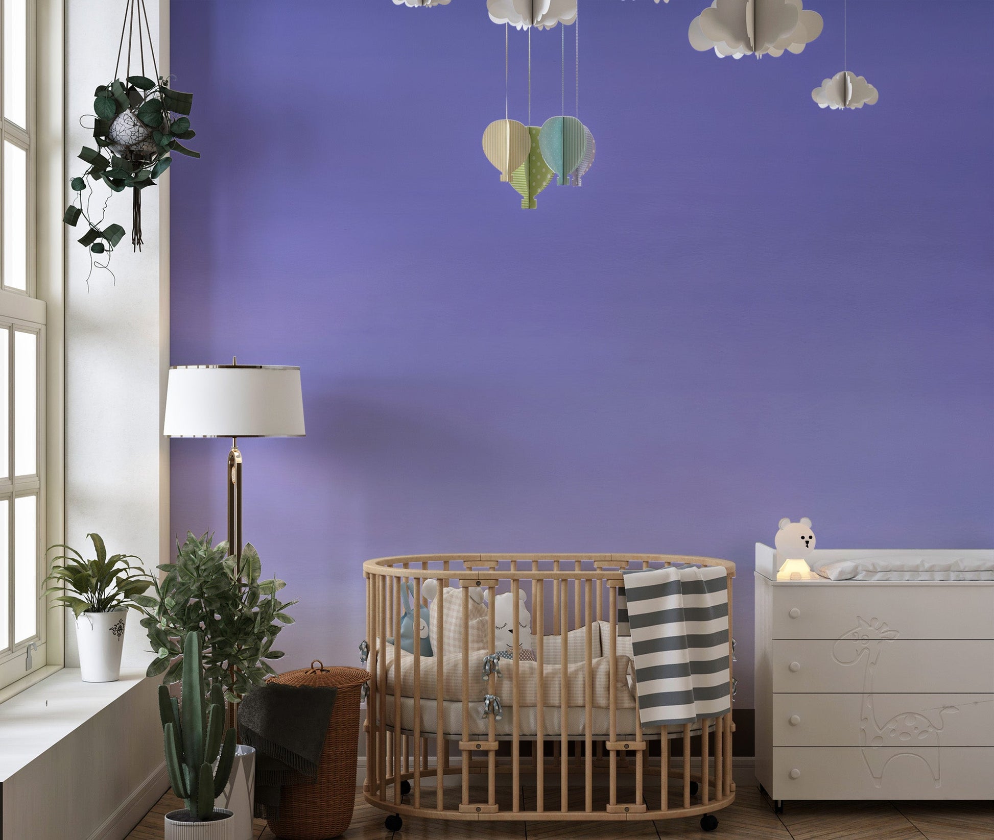 Purple Ombre Wallpaper - Wallanza