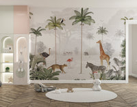 Rainforest Animals Wall Mural - Wallanza