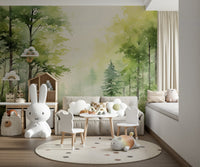 Rainforest Brook Wall Mural - Wallanza
