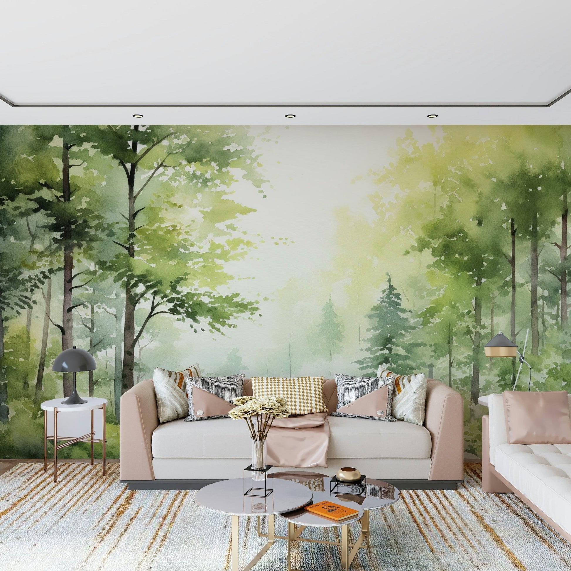 Rainforest Brook Wall Mural - Wallanza