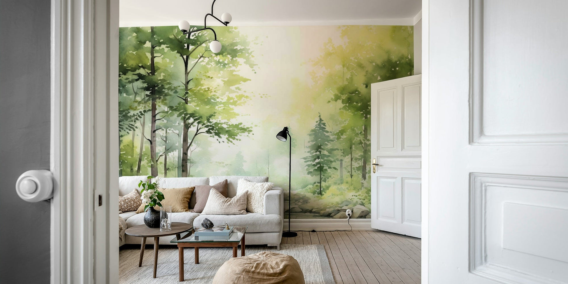 Rainforest Brook Wall Mural - Wallanza