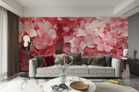 Red Hydrangea Flower Wallpaper - Wallanza
