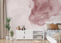 Red Watercolor Abstract Wallpaper - Wallanza