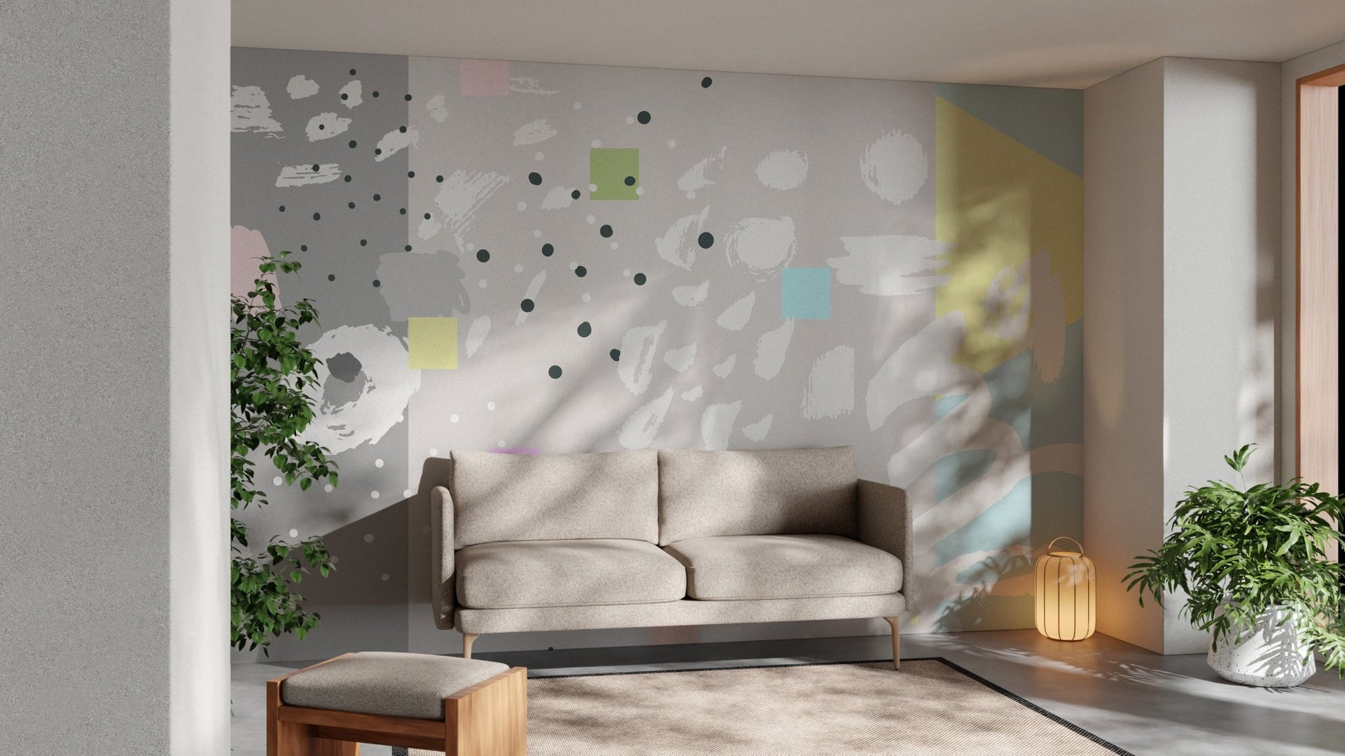Creative abstract art wallpaper mural
