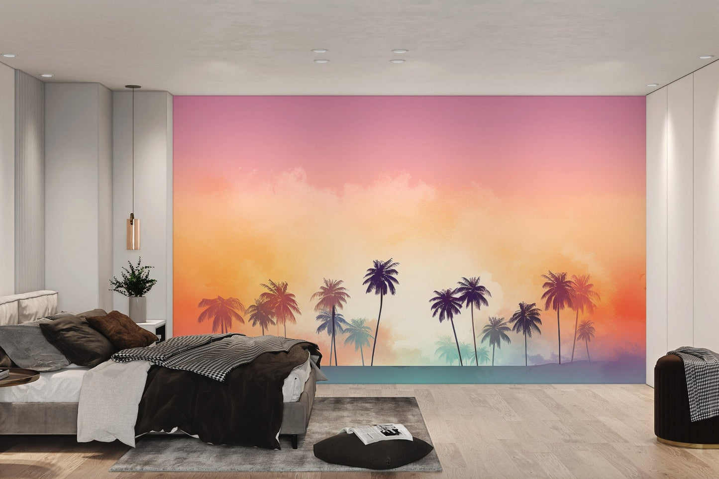 Retro Beach Vibes Wallpaper - Wallanza