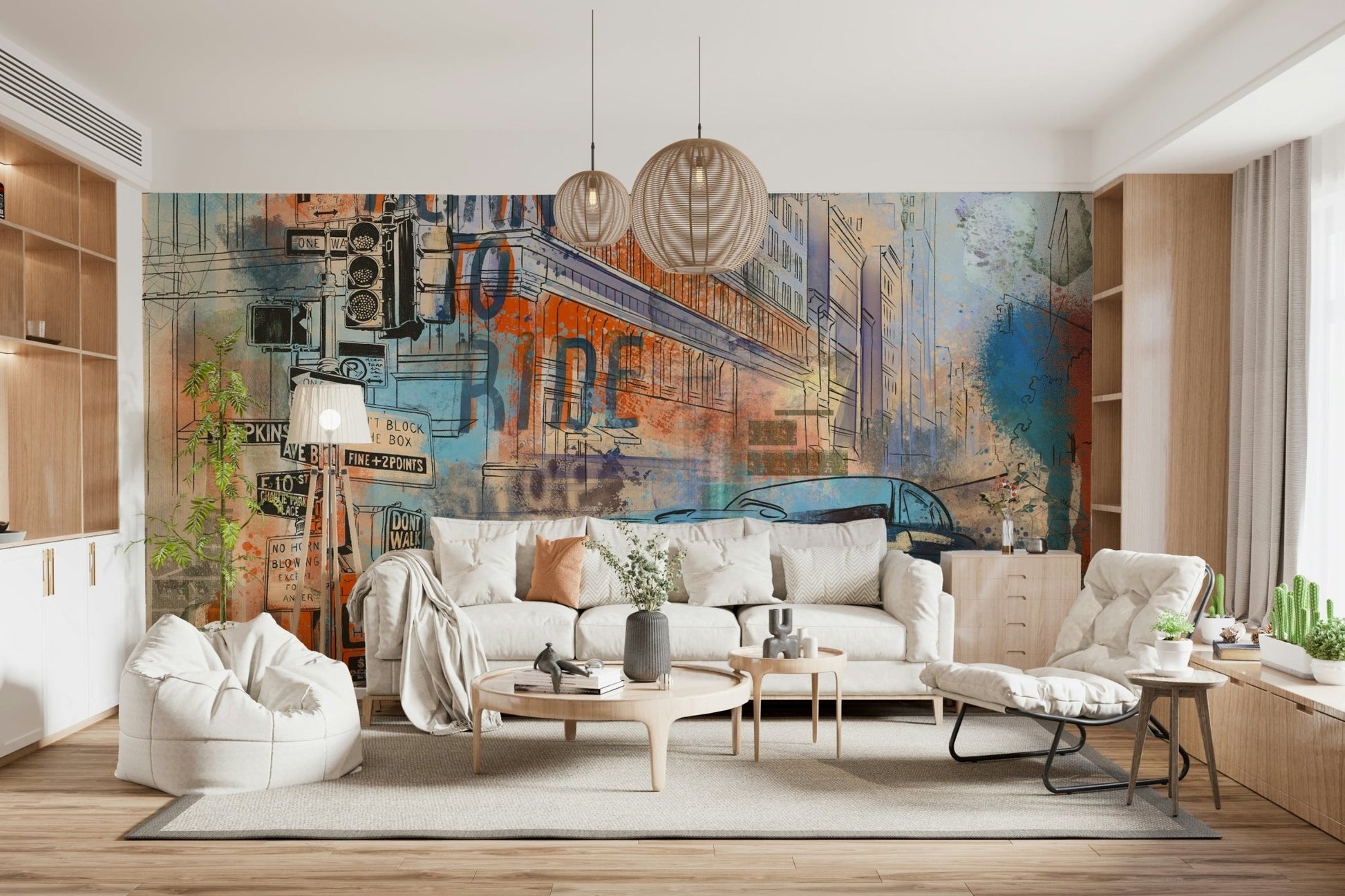 Roadside Echoes Wall Mural - Wallanza