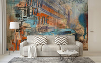 Roadside Echoes Wall Mural - Wallanza