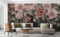 Romantic Blossoms Wall Mural - Wallanza