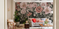Romantic Blossoms Wall Mural - Wallanza