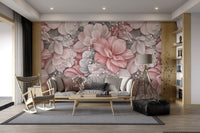 Romantic Blush Floral Wallpaper - Wallanza