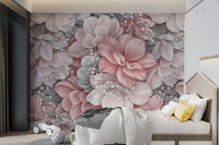 Romantic Blush Floral Wallpaper - Wallanza