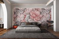 Romantic Blush Floral Wallpaper - Wallanza
