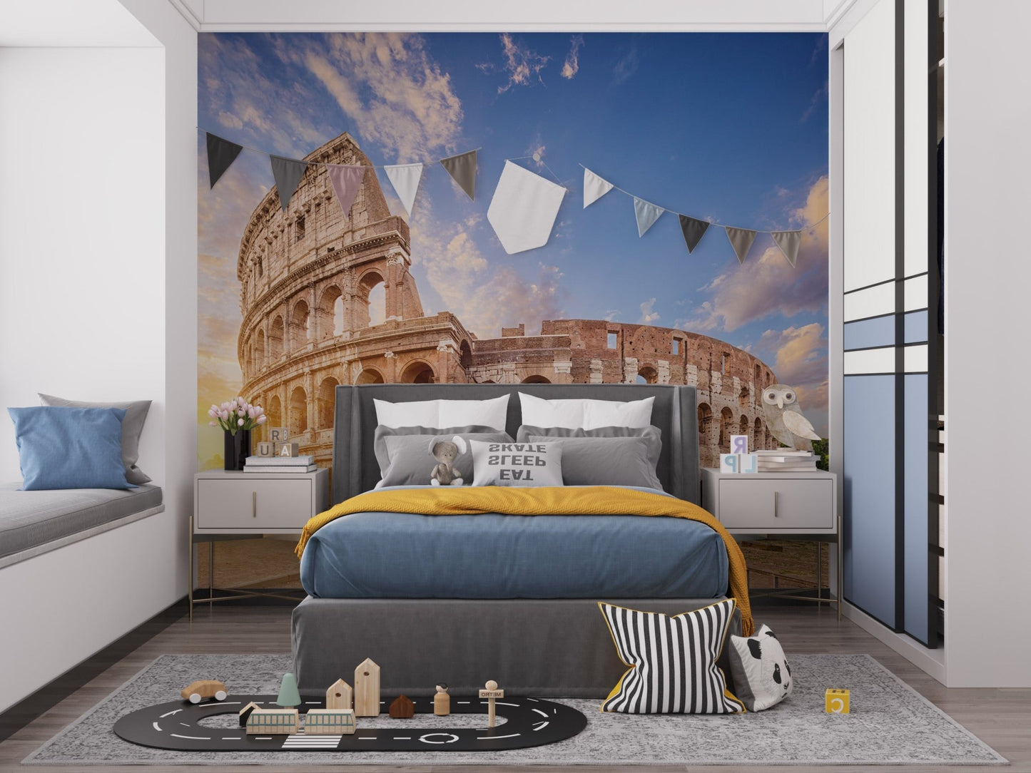 Historic Rome Ruins Wallpaper Mural for Décor
