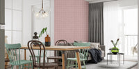 Artistic blush check texture for wall murals