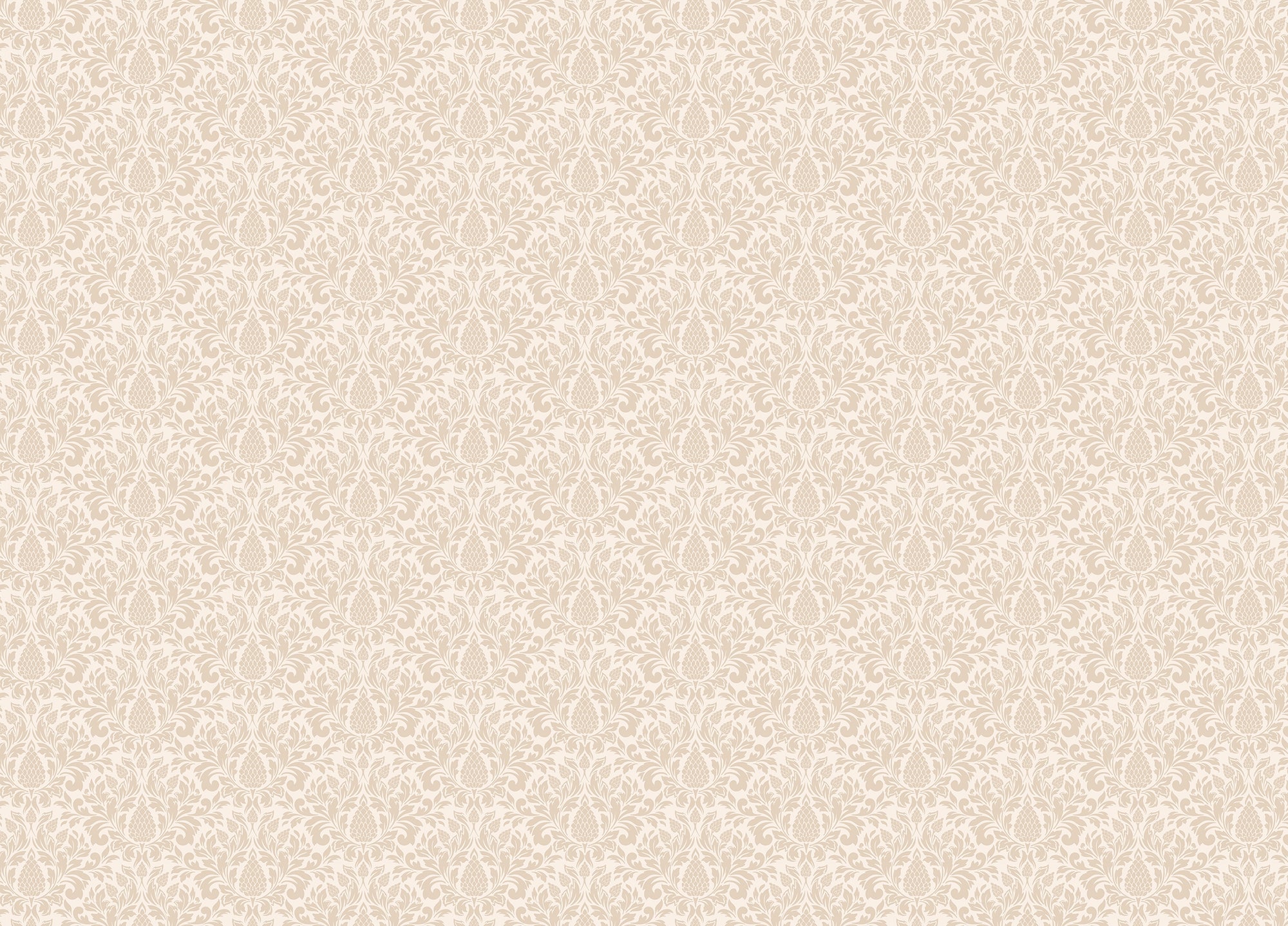 Vintage Ornamental Flowers Pink Pastel Color Wallpaper
