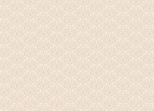 Vintage Ornamental Flowers Pink Pastel Color Wallpaper