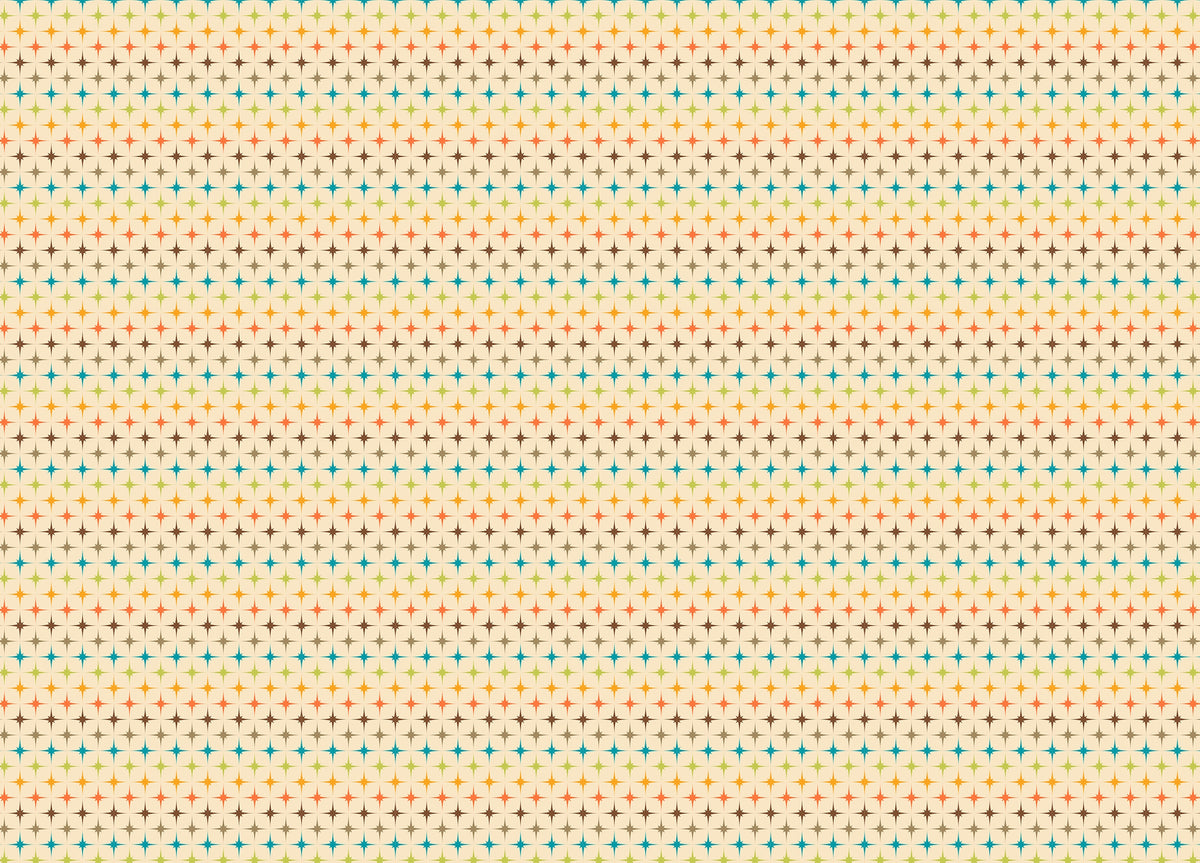 Colorful Modern Atomic Retro Wallpaper For Walls