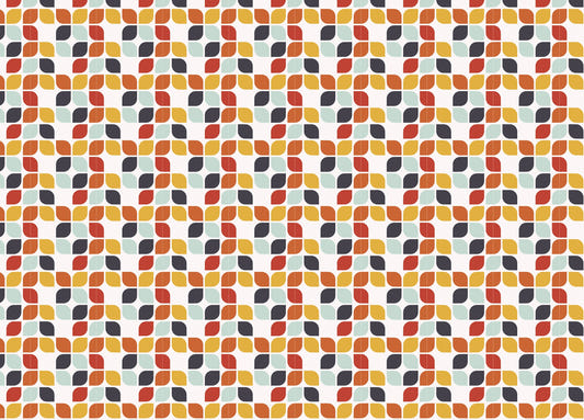 Seamless Geometric Vintage Tile Design Wallpaper