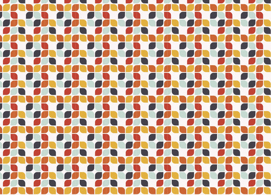 Seamless Geometric Vintage Tile Design Wallpaper