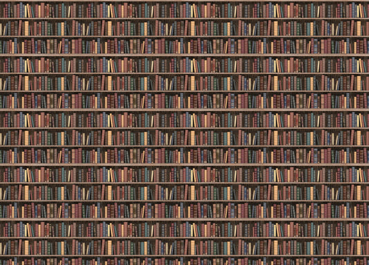 Seamless Books Old Vintage Wooden Shelf Wallpaper