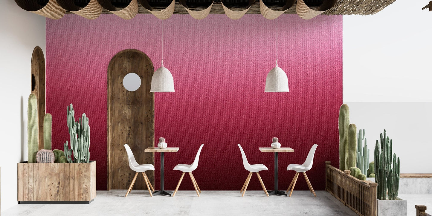 Stylish ruby red mural for modern decor
