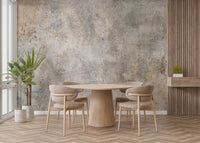 Elegant rustic cement mural for contemporary spaces
