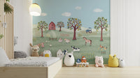 Rustic Farmyard Wall Mural - Wallanza