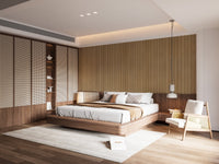 Rustic Wood Panels Wall Mural - Wallanza