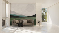 Saturn Mountain View Wall Mural - Wallanza