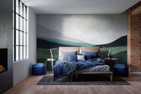 Saturn Mountain View Wall Mural - Wallanza
