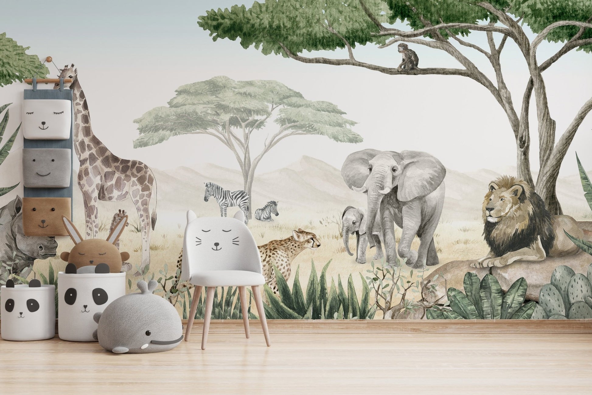 Savannah Jive Mural Peel and Stick Wallpaper - Wallanza