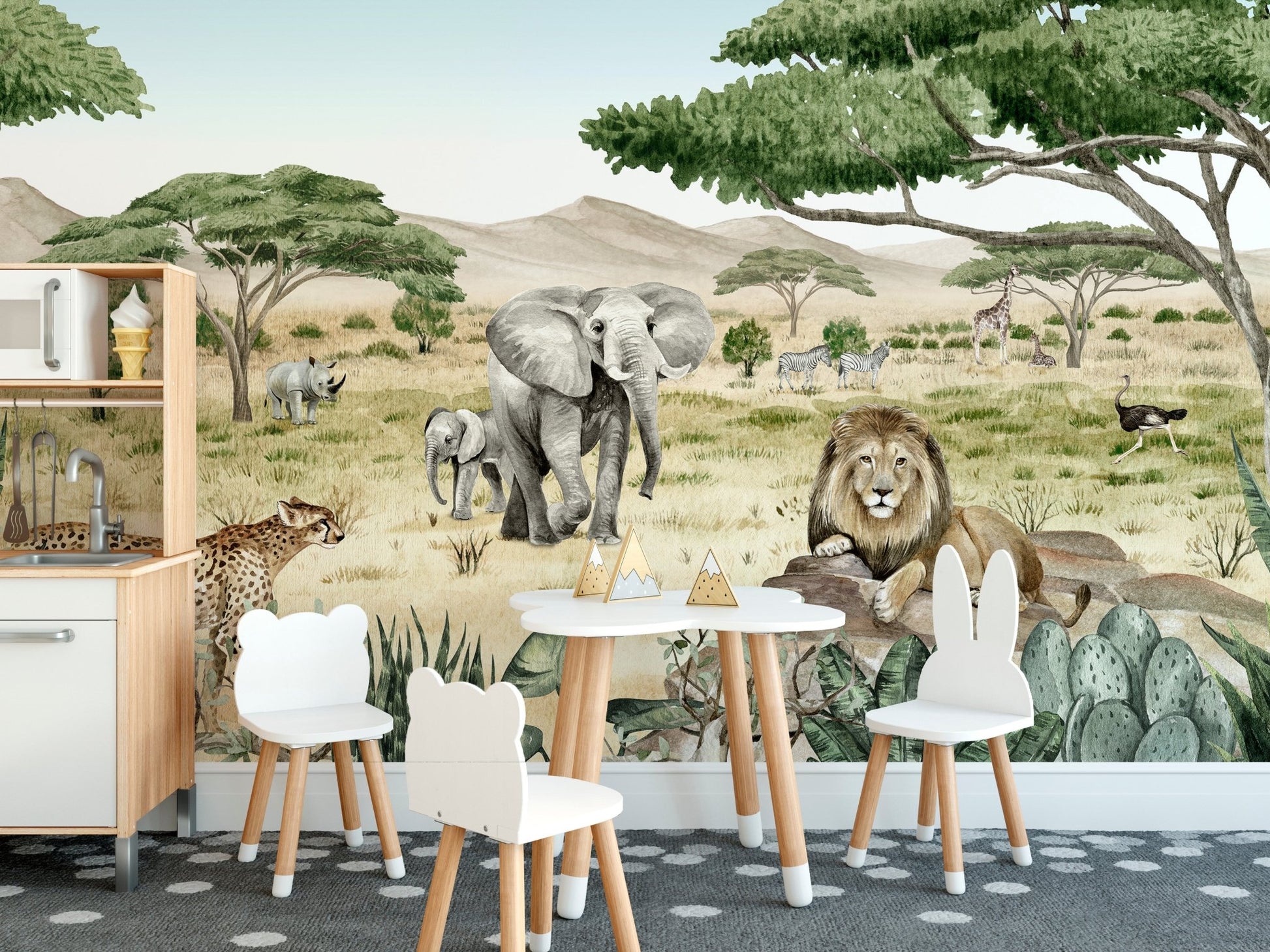 Savannah Secret Wallpaper Mural - Wallanza