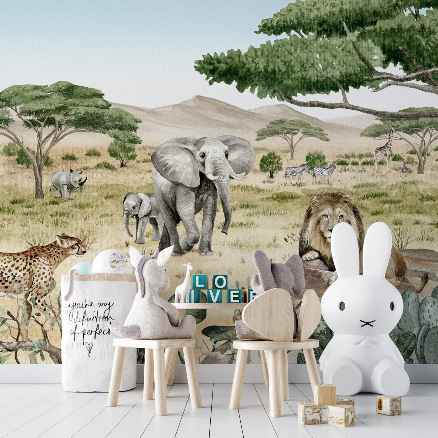 Savannah Secret Wallpaper Mural - Wallanza