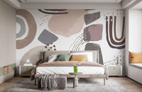 Scandinavian simplicity mural with minimalist and elegant design.
