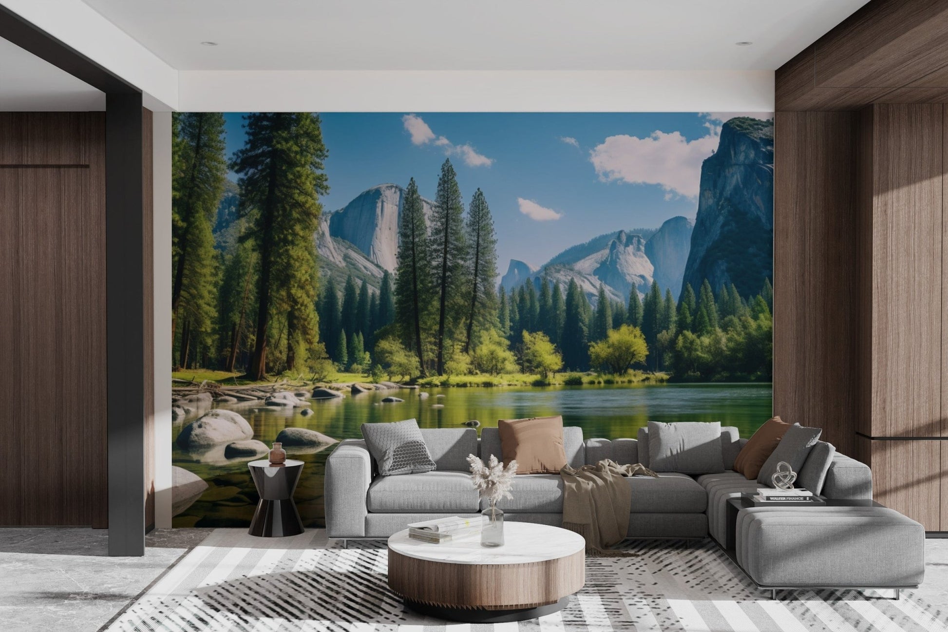 Scenic Mountain Lake Wallpaper - Wallanza