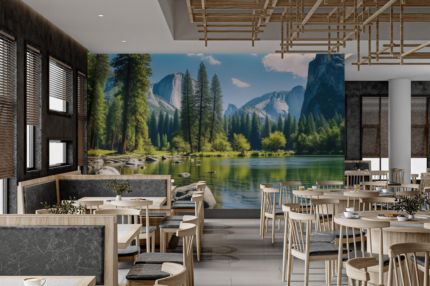 Scenic Mountain Lake Wallpaper - Wallanza