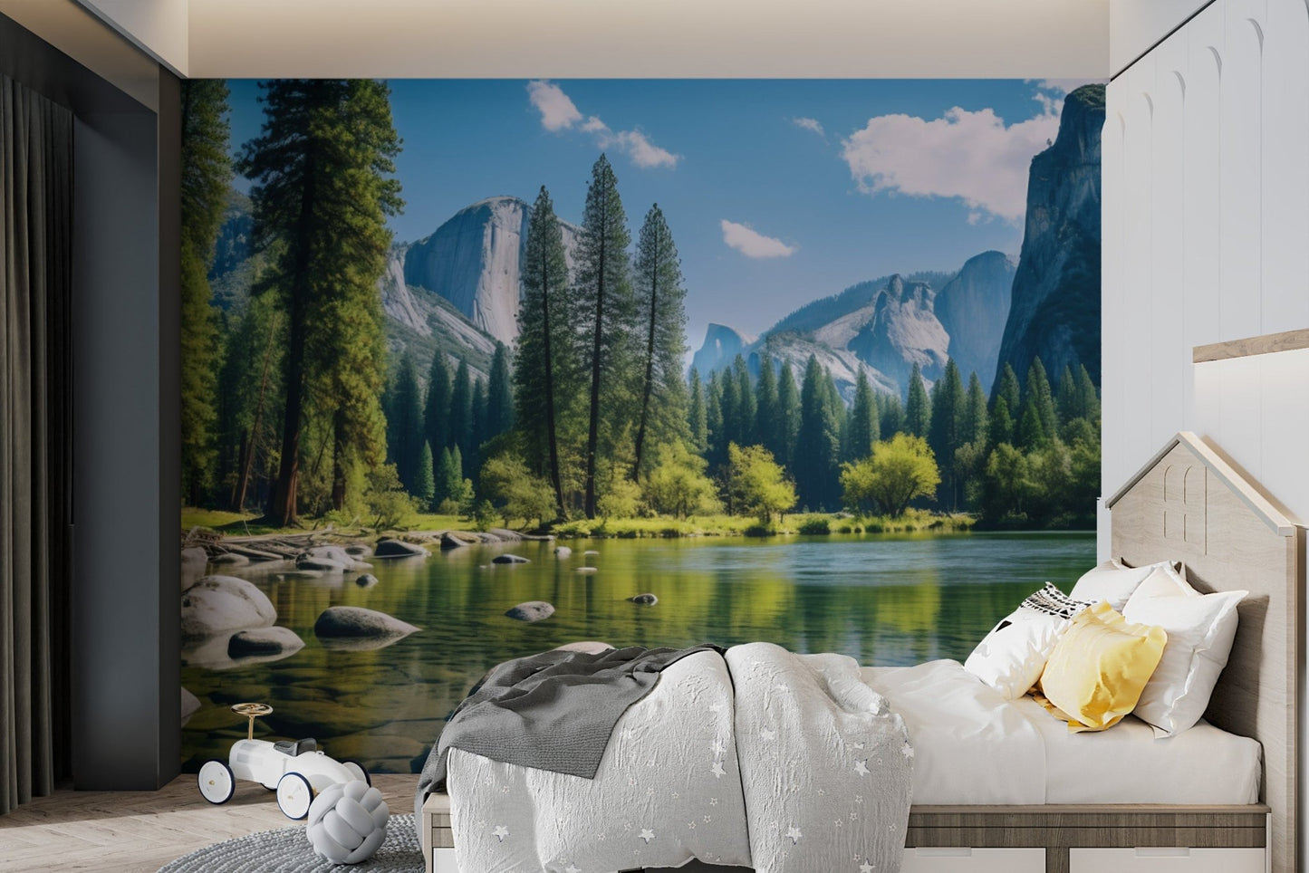 Scenic Mountain Lake Wallpaper - Wallanza