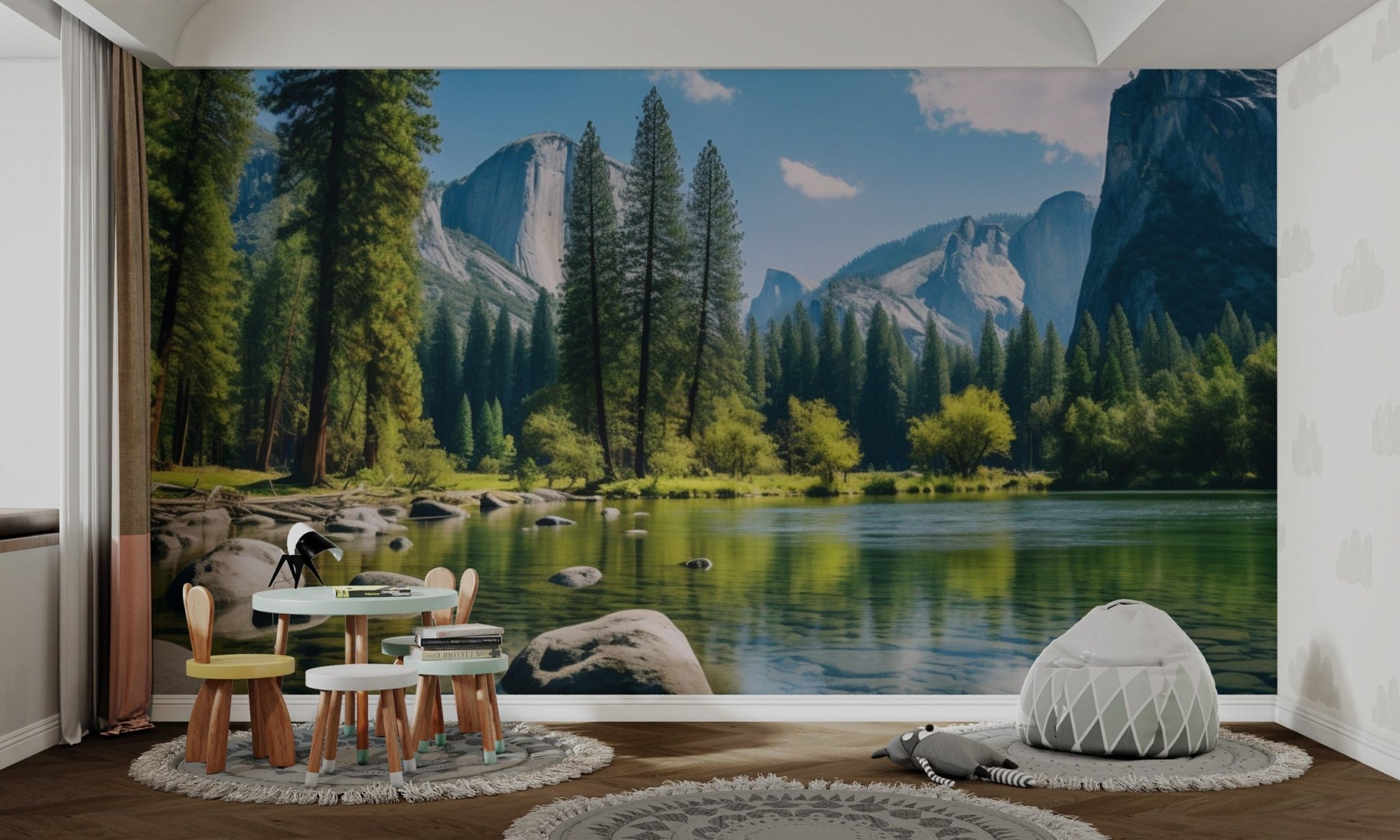 Scenic Mountain Lake Wallpaper - Wallanza