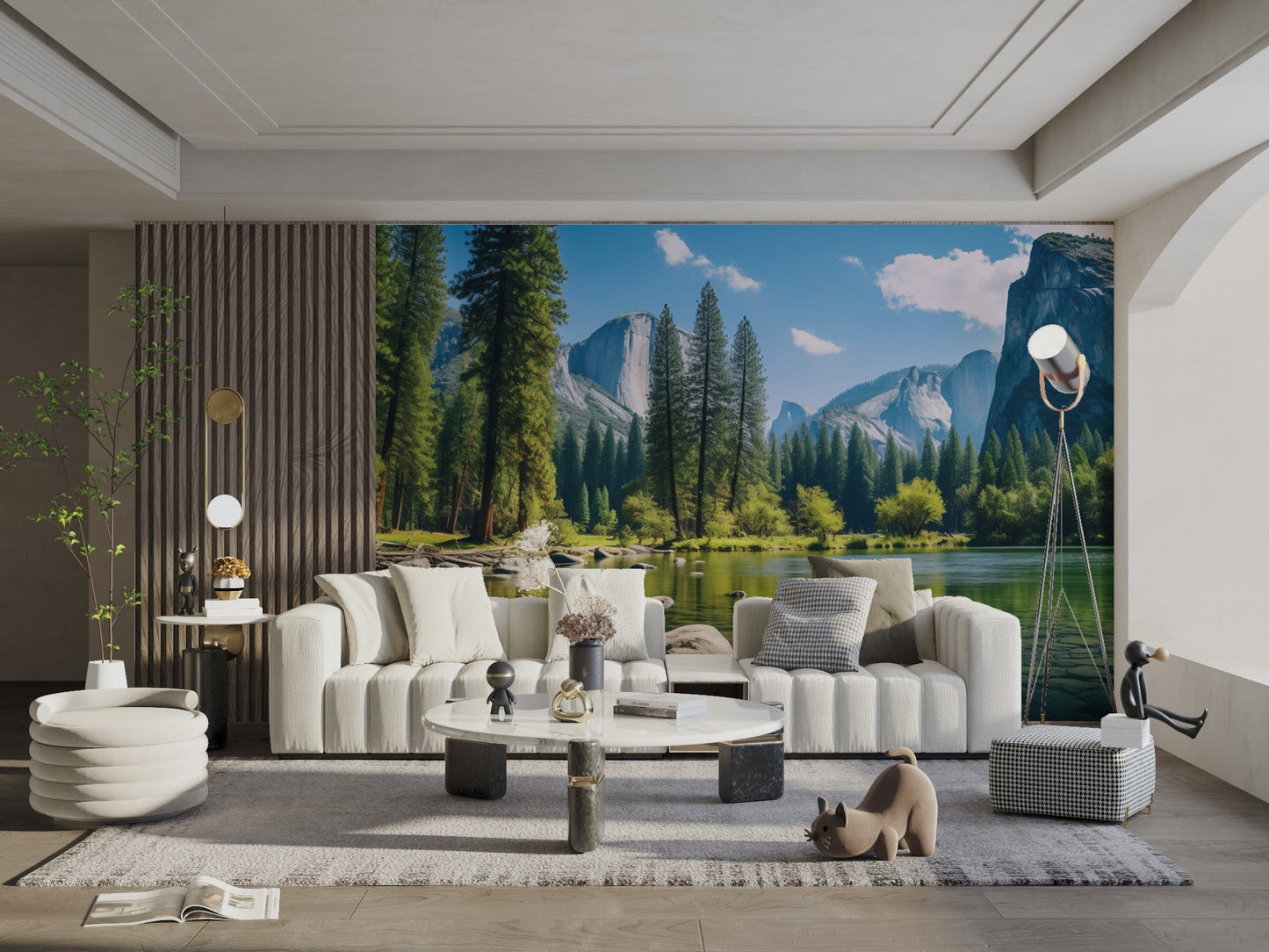 Scenic Mountain Lake Wallpaper - Wallanza