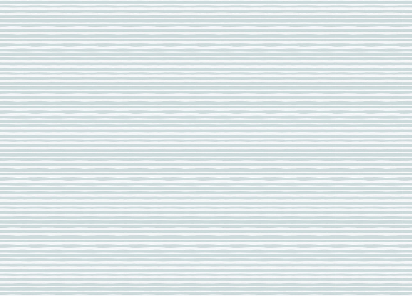 Sea Green Color Horizontal Striped Wallpaper