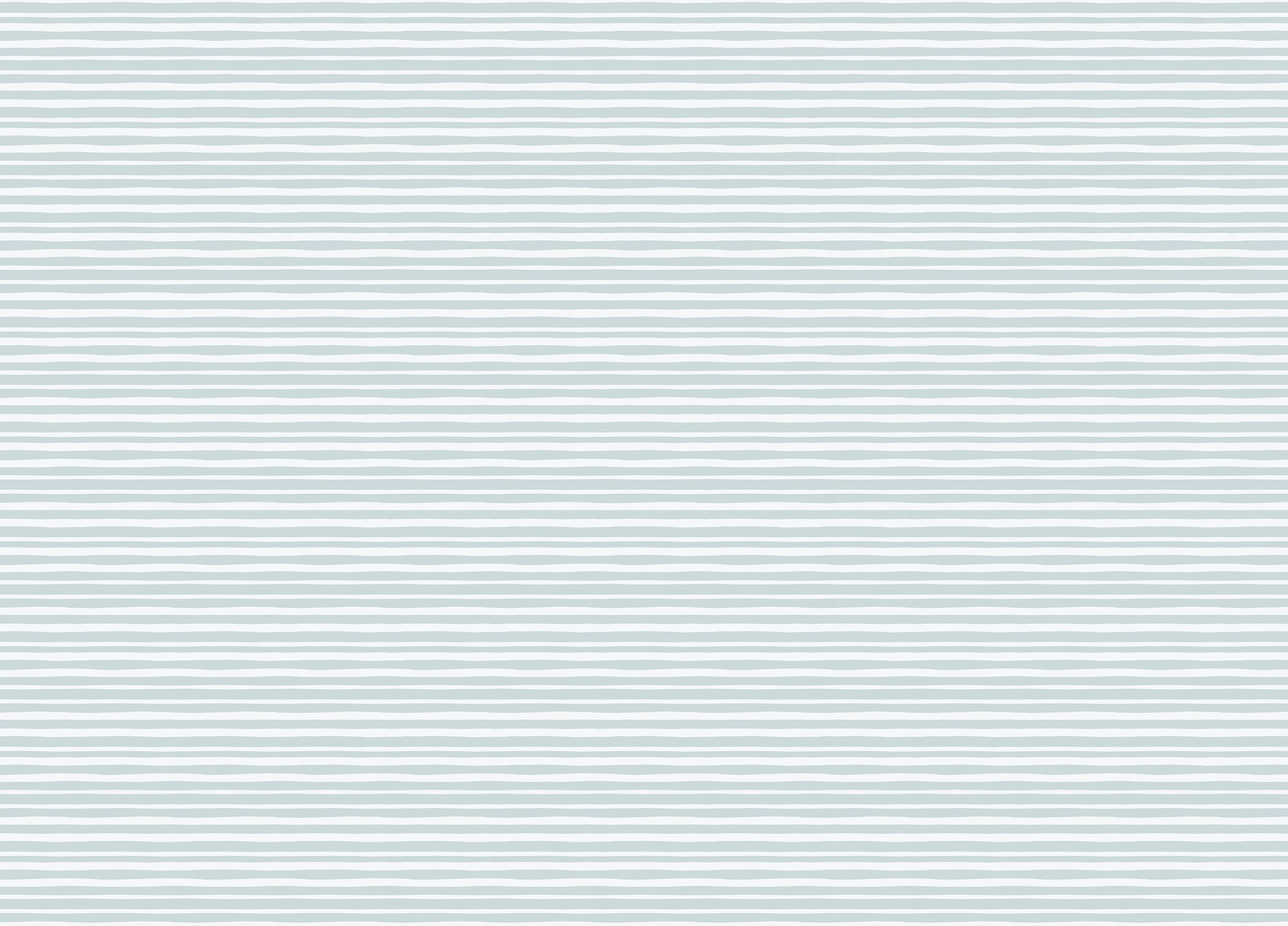Sea Green Color Horizontal Striped Wallpaper
