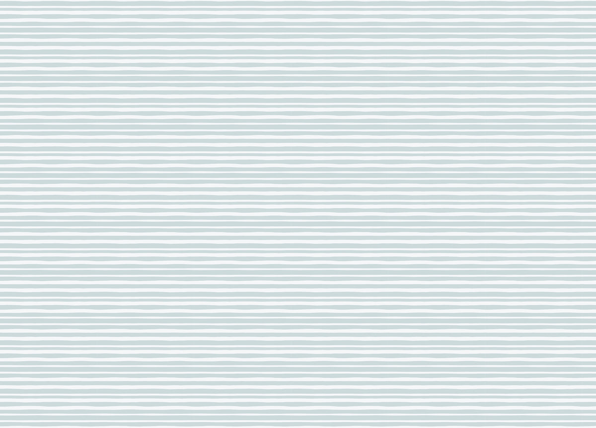 Sea Green Color Horizontal Striped Wallpaper in your room — zoomed