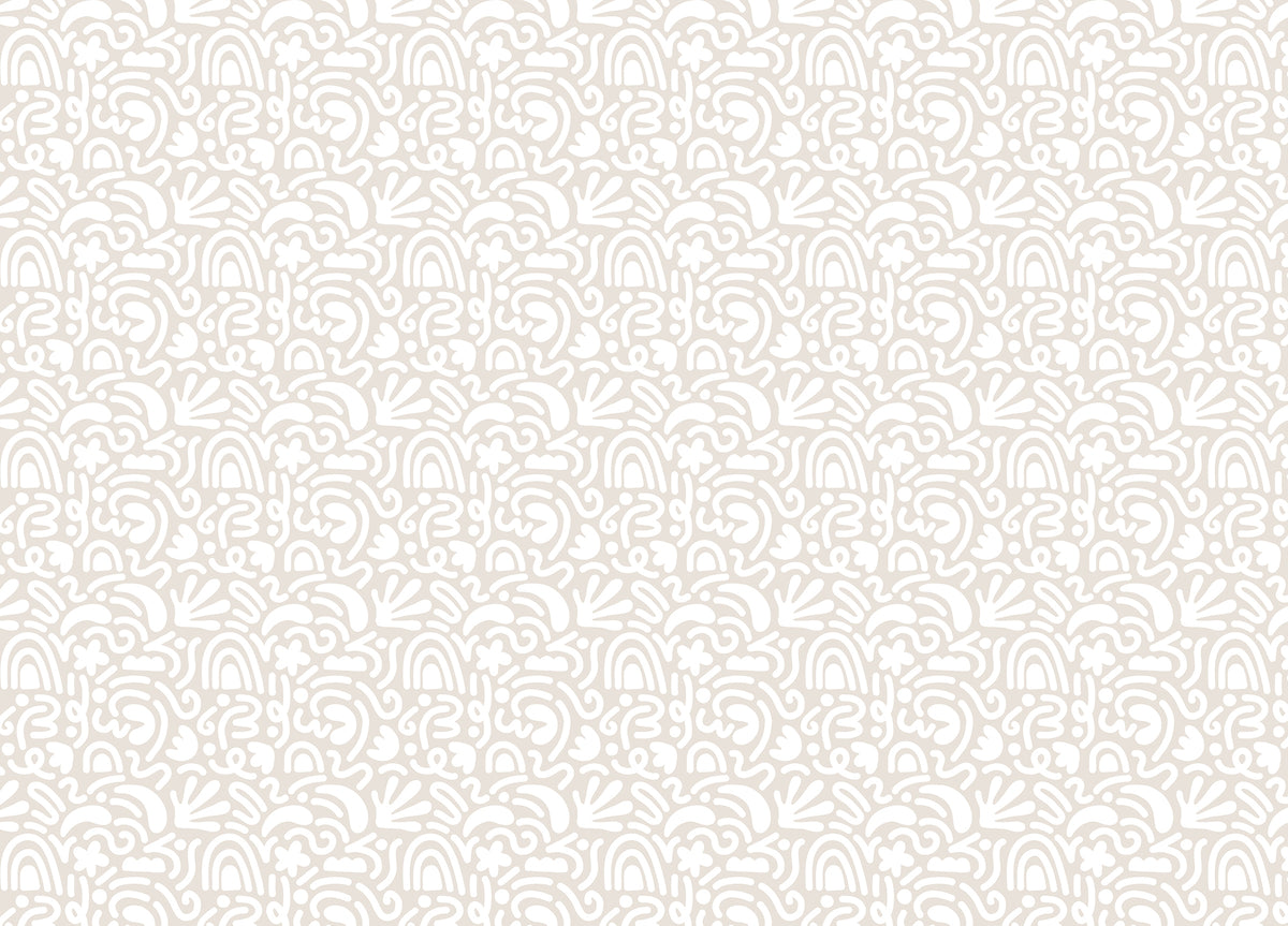 Contemporary Abstract Art Scandinavian Wallpaper
