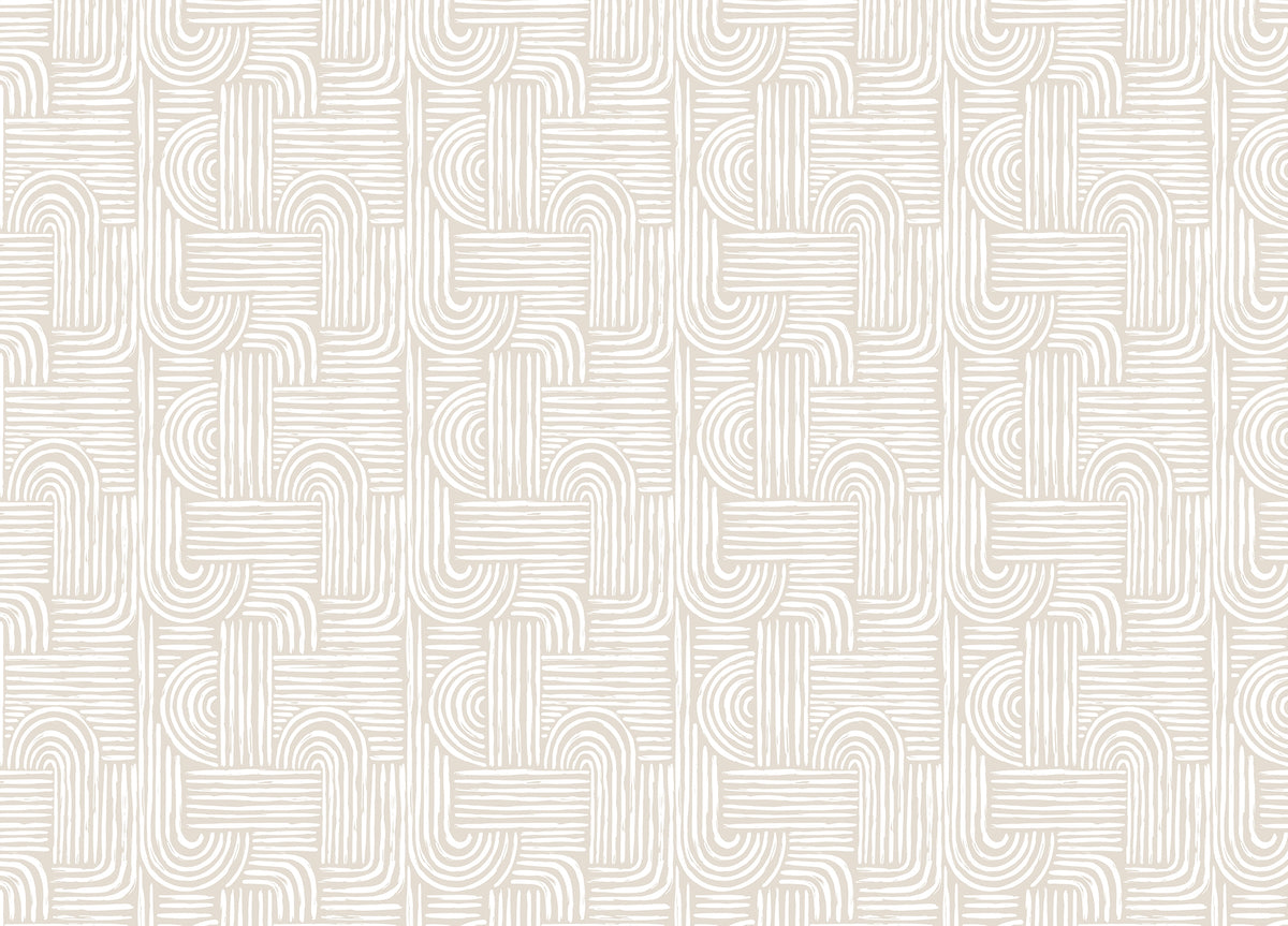 Seamless Pattern Abstract Line Swell Wallpaper in your room