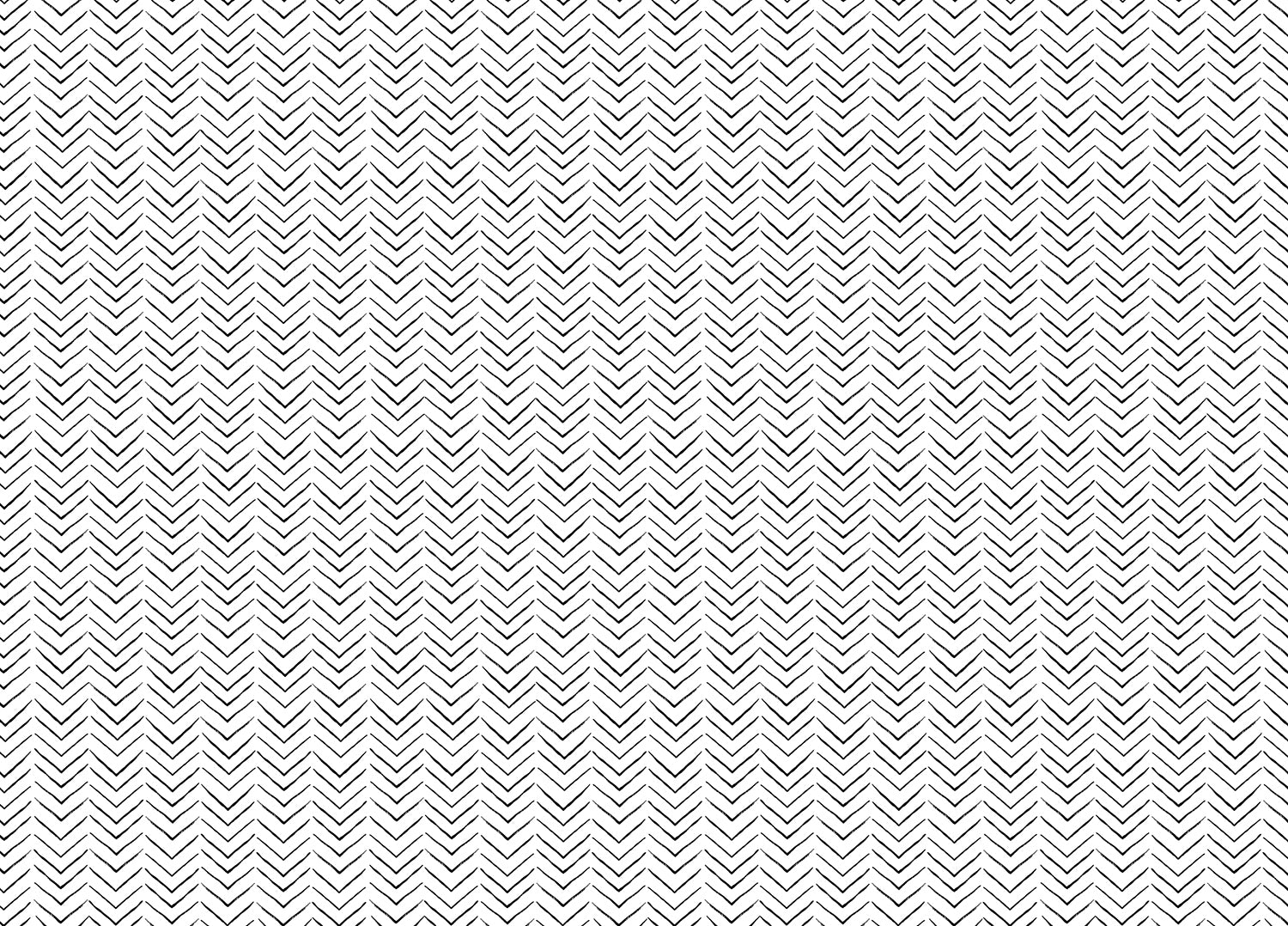 Black and White Ethnic Geometric Scandinavian Wallpaper
