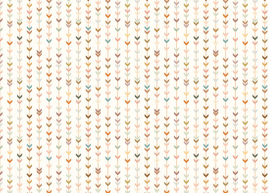 Colorful Line Elements Geometric Wallpaper